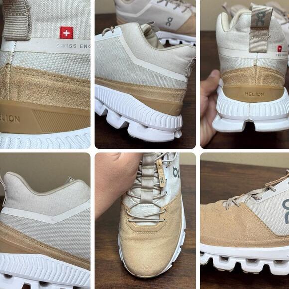 On Shoes Womens 8.5 Cloud Hi Running Glacier Trainer Athletic Sneaker Walk Cloud - Picture 2 of 7